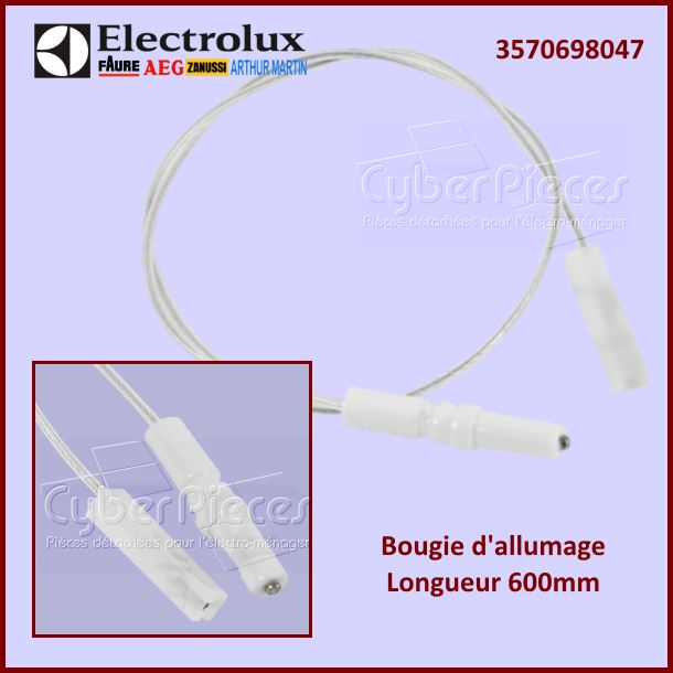Bougie d'allumage Electrolux 3570698047 - Pièces table de cuisson