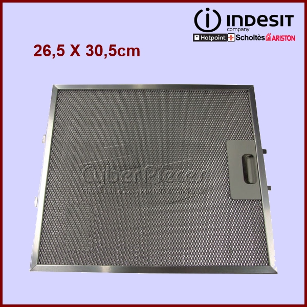 Filtre MÃÂ©tallique ÃÂ  Graisse Whirlpool 480122102168 - PiÃÂ¨ces hotte