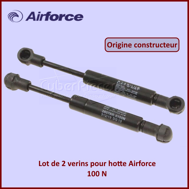 Lot de 2 vérins KMG001 - 100N