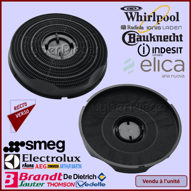 Filtre à charbons Type 30 - Pièces hotte