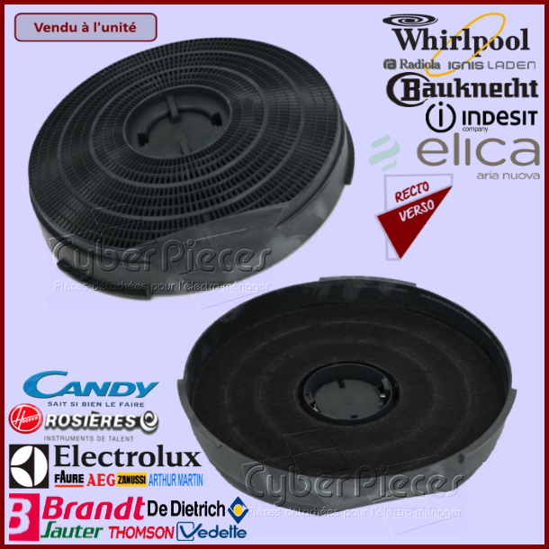 Filtre à charbons Type 34 - Pièces hotte