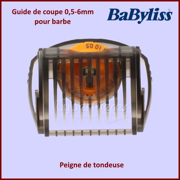 Peigne de tondeuse 0,5-6,0mm Babyliss 35807790 - Pièces hygiène