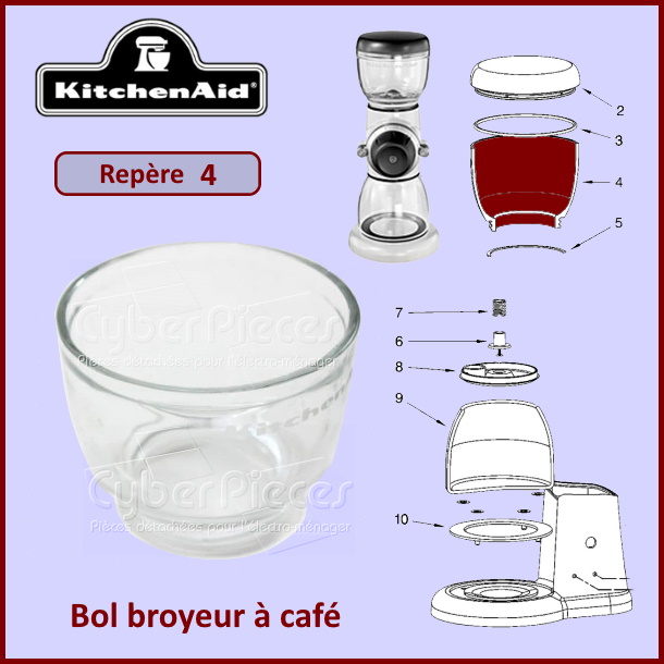 Bol broyeur à café Kitchenaid 4176730