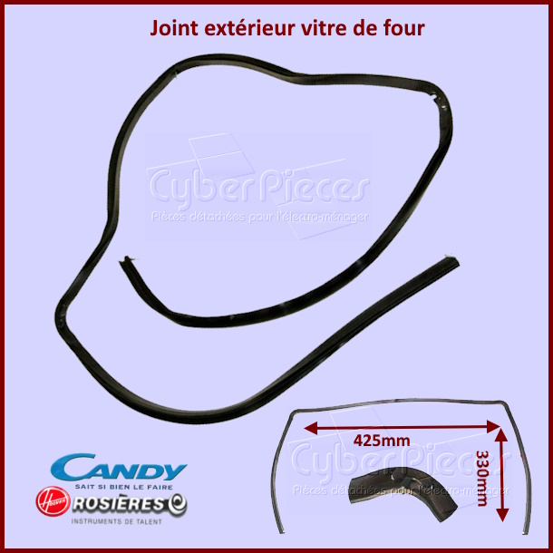 Joint extérieur vitre de four Rosières 93628147