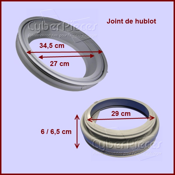 Joint de hublot 2807710200 (version Petite) -  Pièces machine à laver