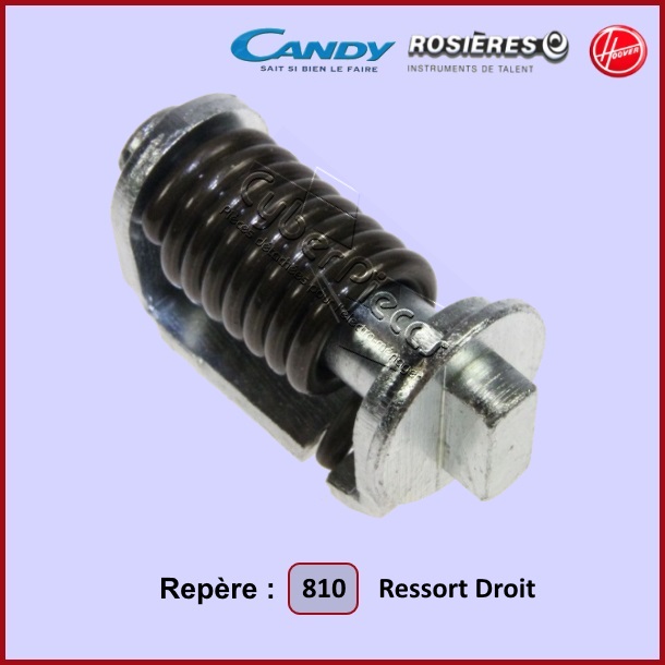 Ressort Droit (Repère 810) : 93710192 - Pièces four