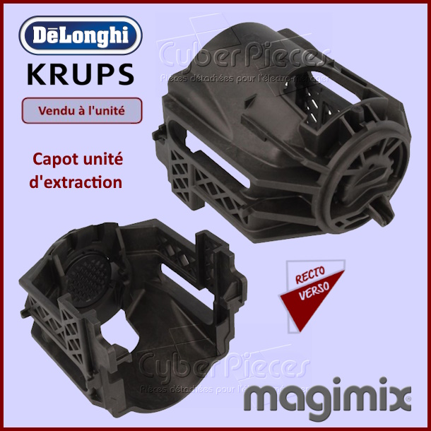 Capot unitÃÂ© d'extraction machine expresso Seb MS-623324