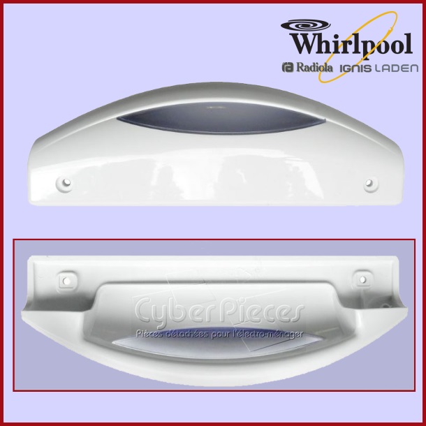 Poignée de Porte WHIRLPOOL 481949878405 Entraxe : 175 MM - Pièces r...