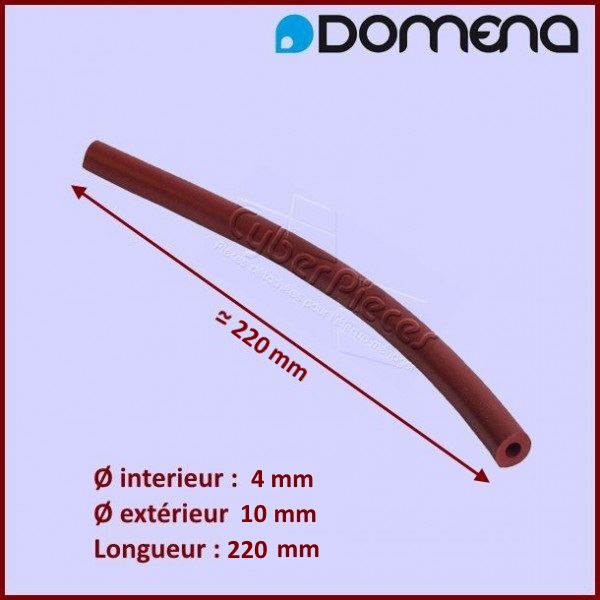 Tube Silicone 220mm 10x4mm DOMENA 500350246 - Pièces fer