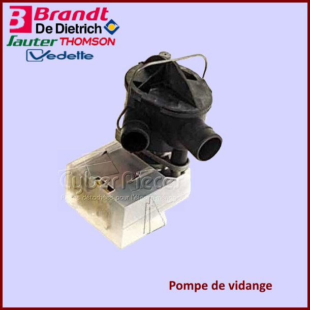 Pompe de vidange Brandt 51X1000 -  Pièces machine à laver