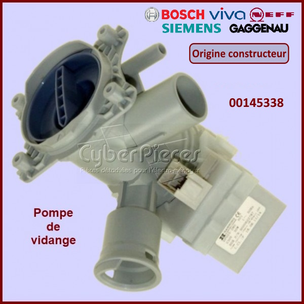 Pompe de vidange Bosch 00145338 origine constructeur -  Pièces mach...