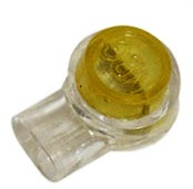 Lot de 4 connecteurs à sertir 1entrée/1sortie 0.4-0.9mm