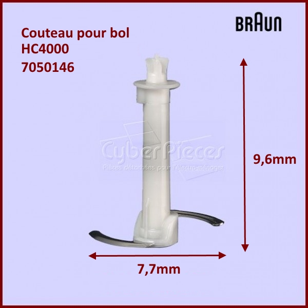 Couteau Braun 7050146 HC4000 - Pièces robots ménagers