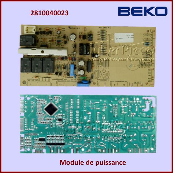 Carte Ã©lectronique de puissance Beko 2817710023 -  PiÃ¨ces machine Ã ...