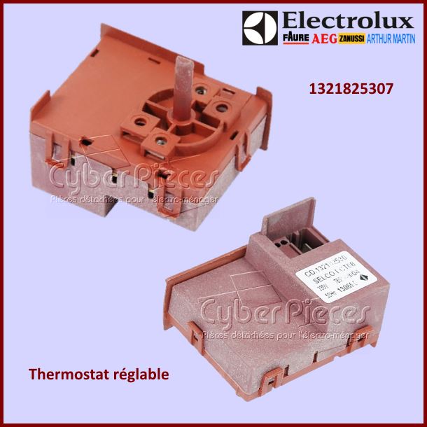 Thermostat réglable Electrolux 1321825307 -  Pièces machine à laver