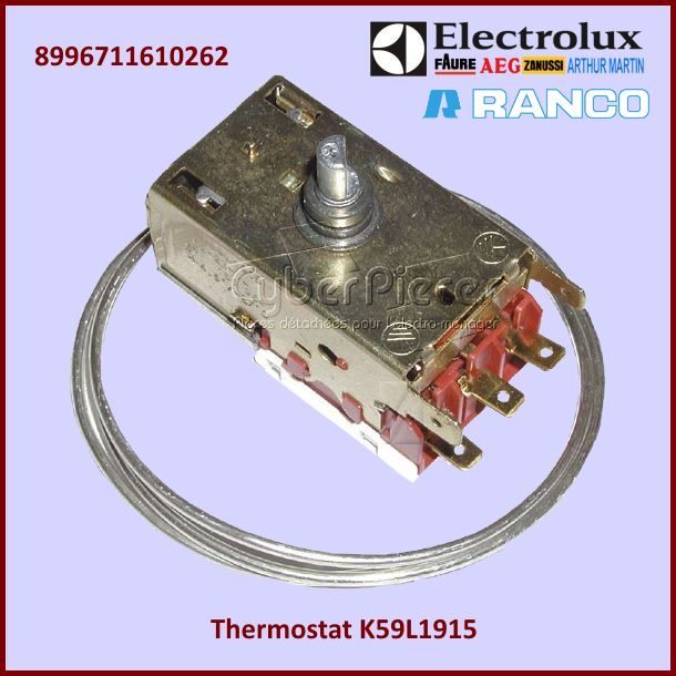 Thermostat K59L1915 Electrolux 8996711610262 - Pièces réfrigérateur...