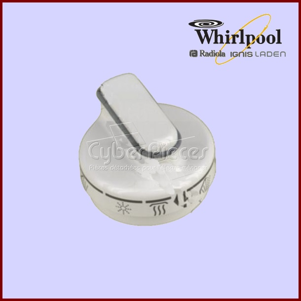Bouton sélecteur 481241358164 - Pièces lave-vaisselle
