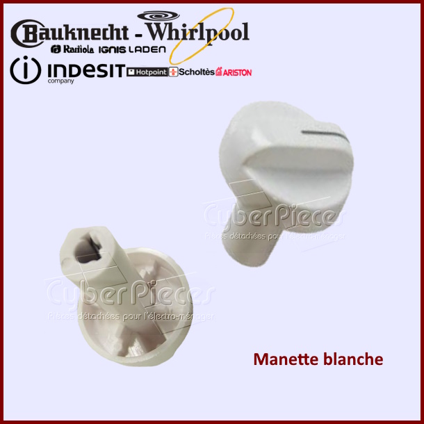 Manette blanche Whirlpool 481941358924