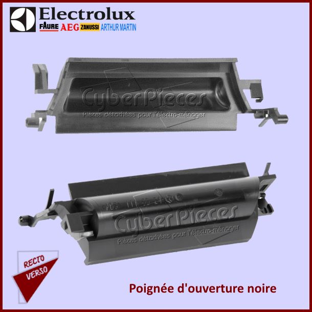 Poignée d'ouverture noire Electrolux 1118524048 - Pièces lave-vaiss...