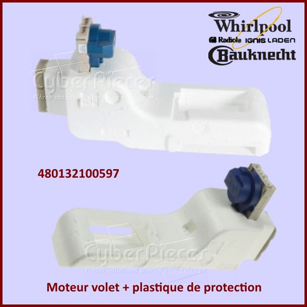 Moteur volet + plastique de protection 480132100597 - Pièces réfrig...