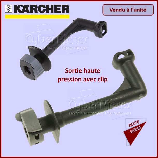 Sortie haute pression avec clip Karcher 40640693