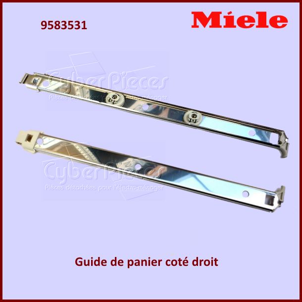 Guide de panier coté droit Miele 9583531 - Pièces lave-vaisselle