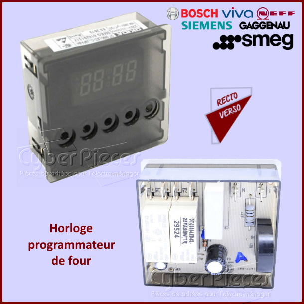 Horloge programmateur de four Smeg 816292759