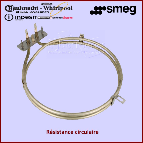 Resistance circulaire 2600W Smeg 806890386
