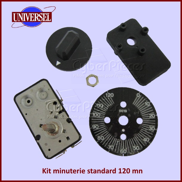 Minuterie 120 mn - kit universel - Pièces sèche-linge