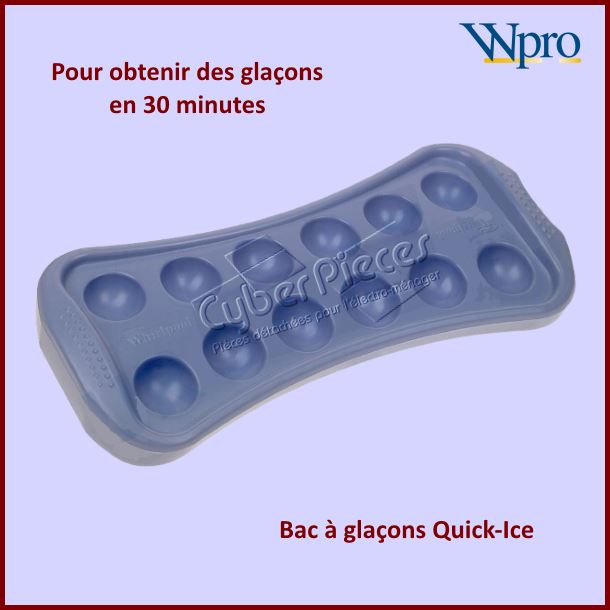 Bac Ã  glaÃ§ons "QUICK ICE" WPRO 481941879788 - PiÃ¨ces rÃ©frigÃ©rateur ...