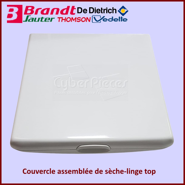 Porte assemblée de sèche-linge top Brandt 57X1653