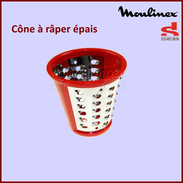 Cône à râper gros rouge SS-193998 - Pièces robots ménagers