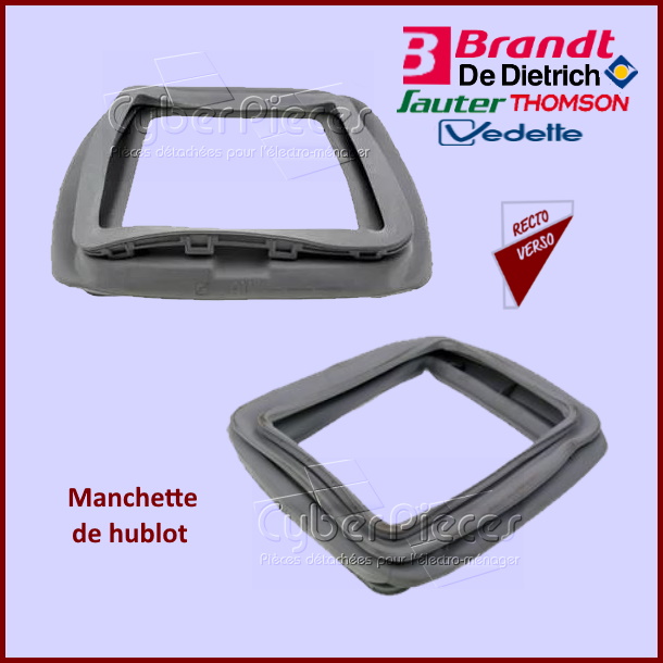 Manchette de hublot Brandt 51x8116 -  PiÃ¨ces machine Ã  laver