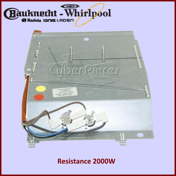 Resistance 2000W Whirlpool 481010669312