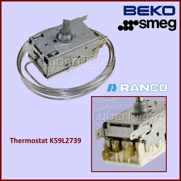Thermostat K59L2739 BEKO 9002755685 - Pièces réfrigérateur & congél...