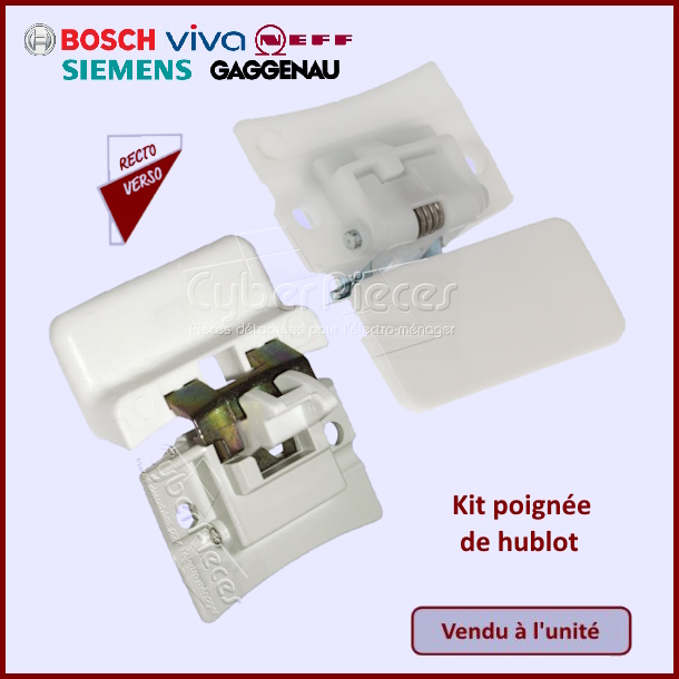 Kit Poignee De Hublot Bosch 00055032 -  Pièces machine à laver
