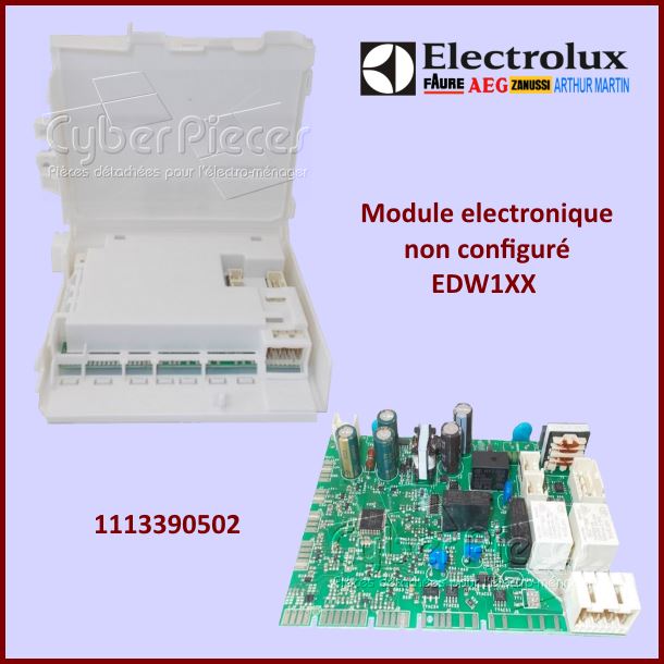 Carte électronique non configuré EDW1XX Electrolux 1113390502 - Piè...