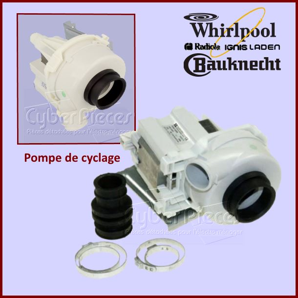 Pompe de cyclage Whirlpool 481010514599 - Pièces lave-vaisselle