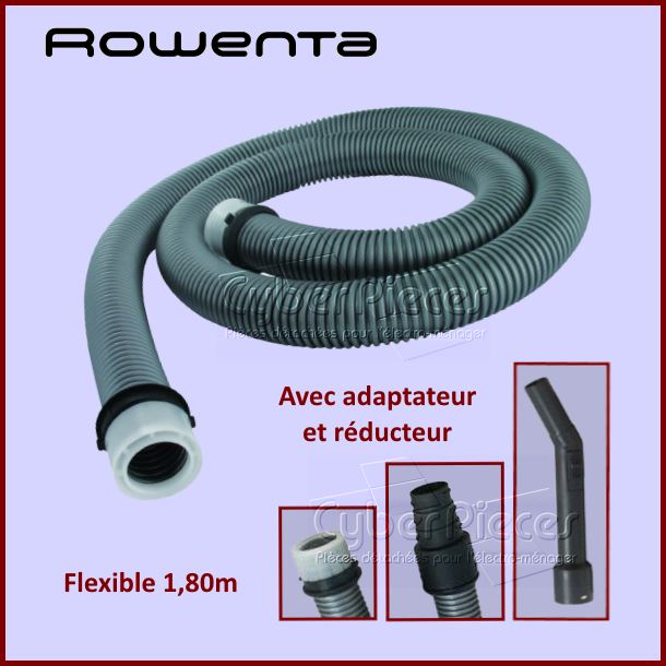 Flexible complet 1,80m universel avec poignée - Pièces aspirateur