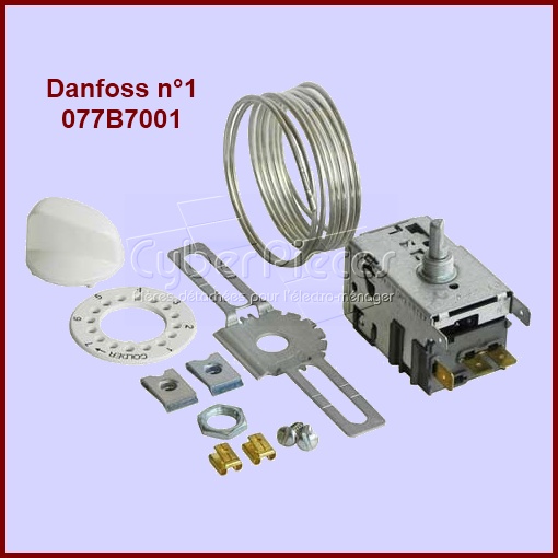 Thermostat Danfoss N°1 - 077B7001 Dégivrage Manuel - Pièces réfrigé...