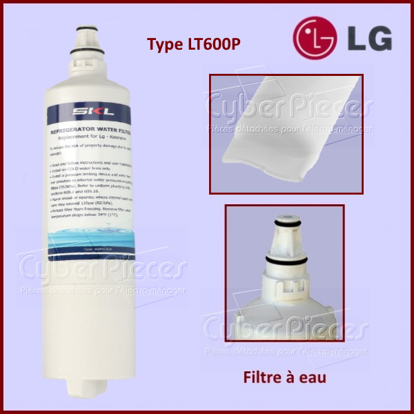 Filtre à eau pour réfrigérateur Us - LG 5231JA2006F - lt600p - Pièces réfrig...