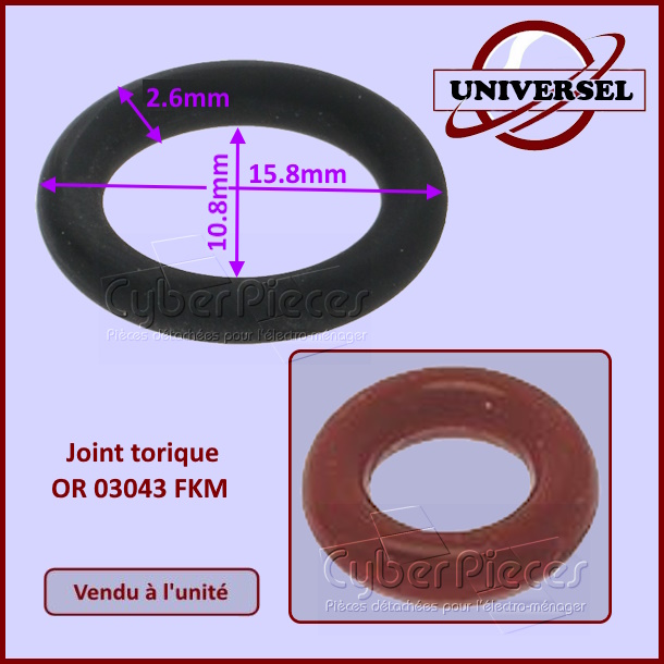 Joint torique 13.4x10.8x2.6mm