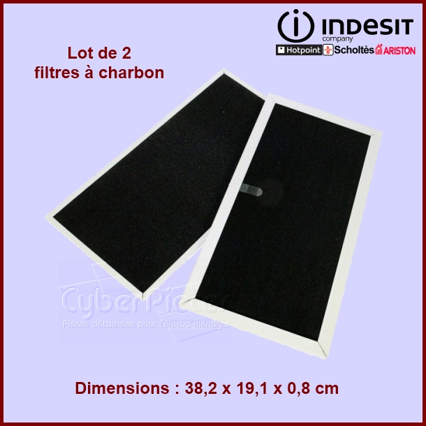 Filtre à charbon C00136117 - Pièces hotte