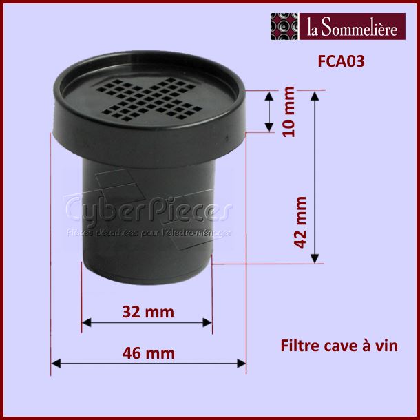 Filtre cave à vin La Sommelière FCA03 - Pièces réfrigérateur & cong...
