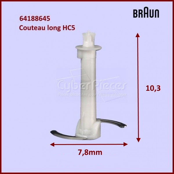 Couteau long à herbes HC5 Braun 64188645 - Pièces robots ménagers