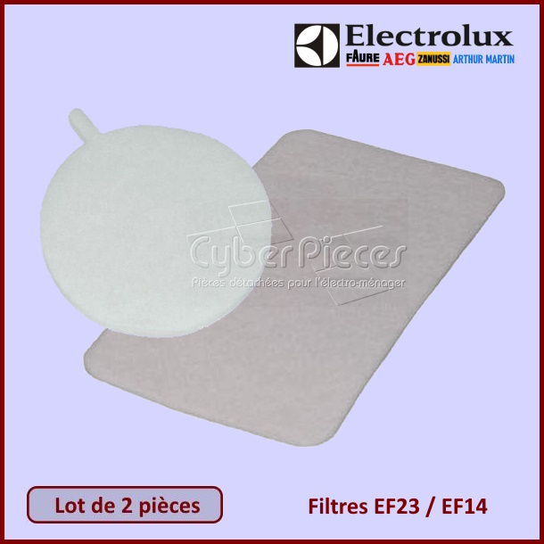 Lot de 2 filtres EF23 / EF14 Electrolux 9092880591