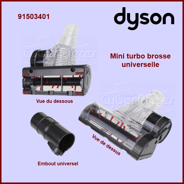 Mini Turbo Brosse Dyson 91503401 - Pièces aspirateur