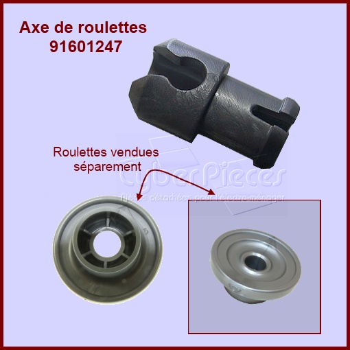 Axe de roulettes Candy 91601247 - PiÃ¨ces lave-vaisselle