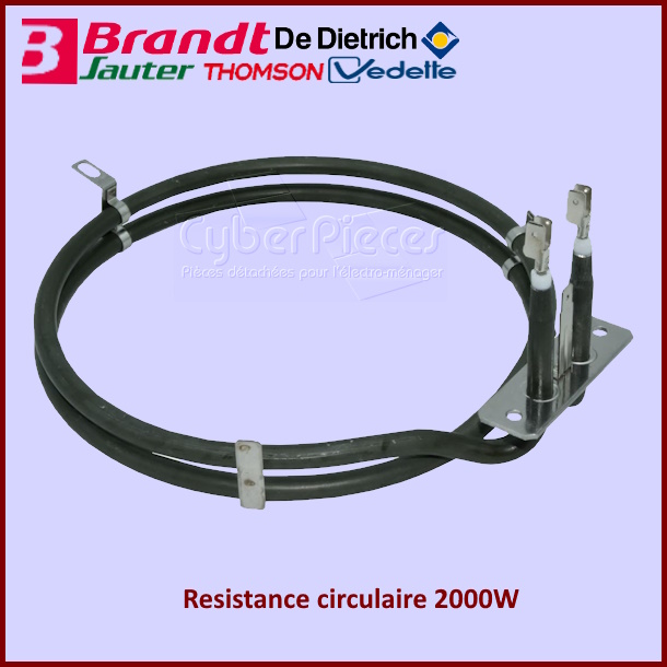 Resistance circulaire 2000W Brandt AS0053993