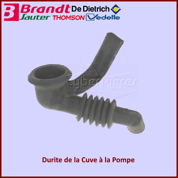 Durite groupe Brandt Fagor 51X1586 -  Pièces machine à laver